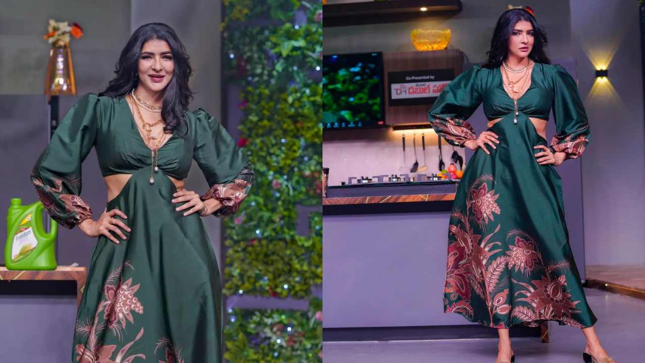 Manchu Lakshmi : చెఫ్ మంత్ర షోలో గౌనులో మెరిపిస్తున్న మంచు లక్ష్మి