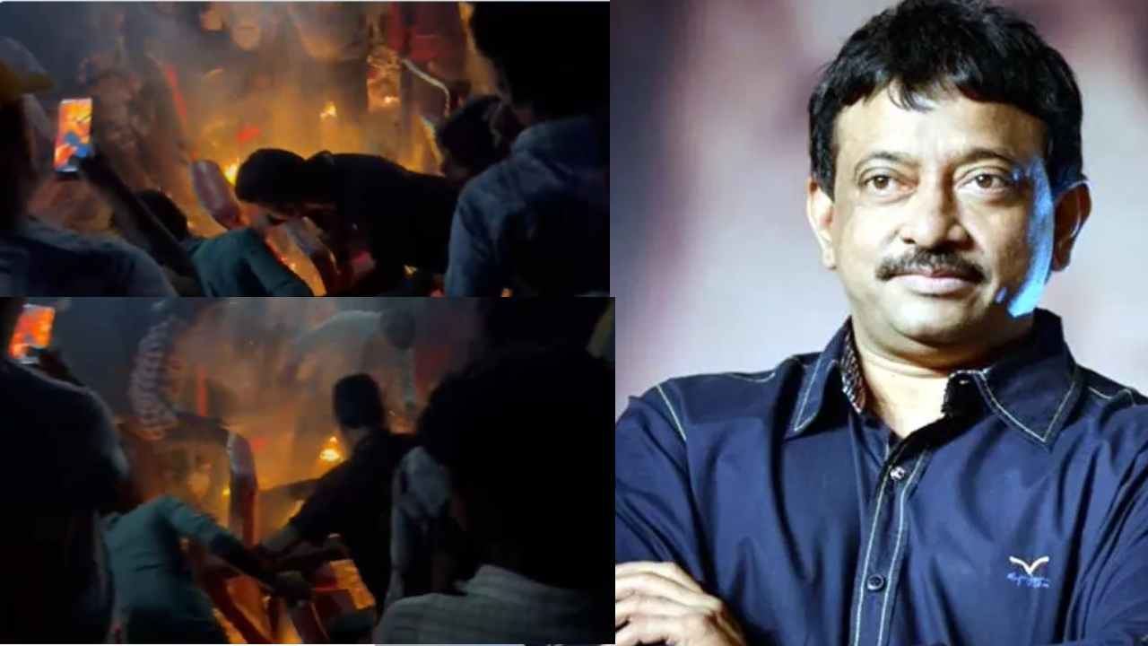 RGV : థియేటర్లో కుర్చీలు తగలపెట్టిన ప్రభాస్ ఫ్యాన్స్.. ఇది ప్రభాస్ అభిమానుల పిచ్చి అంటూ ఆర్జీవీ ట్వీట్..