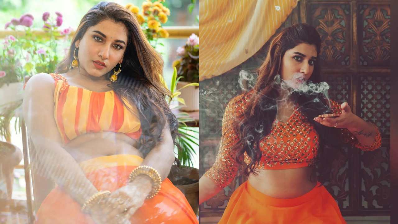 Vishnupriya s : పొగల మధ్య సెగలు చూపిస్తూ విష్ణుప్రియ అందాల ఆరబోత..