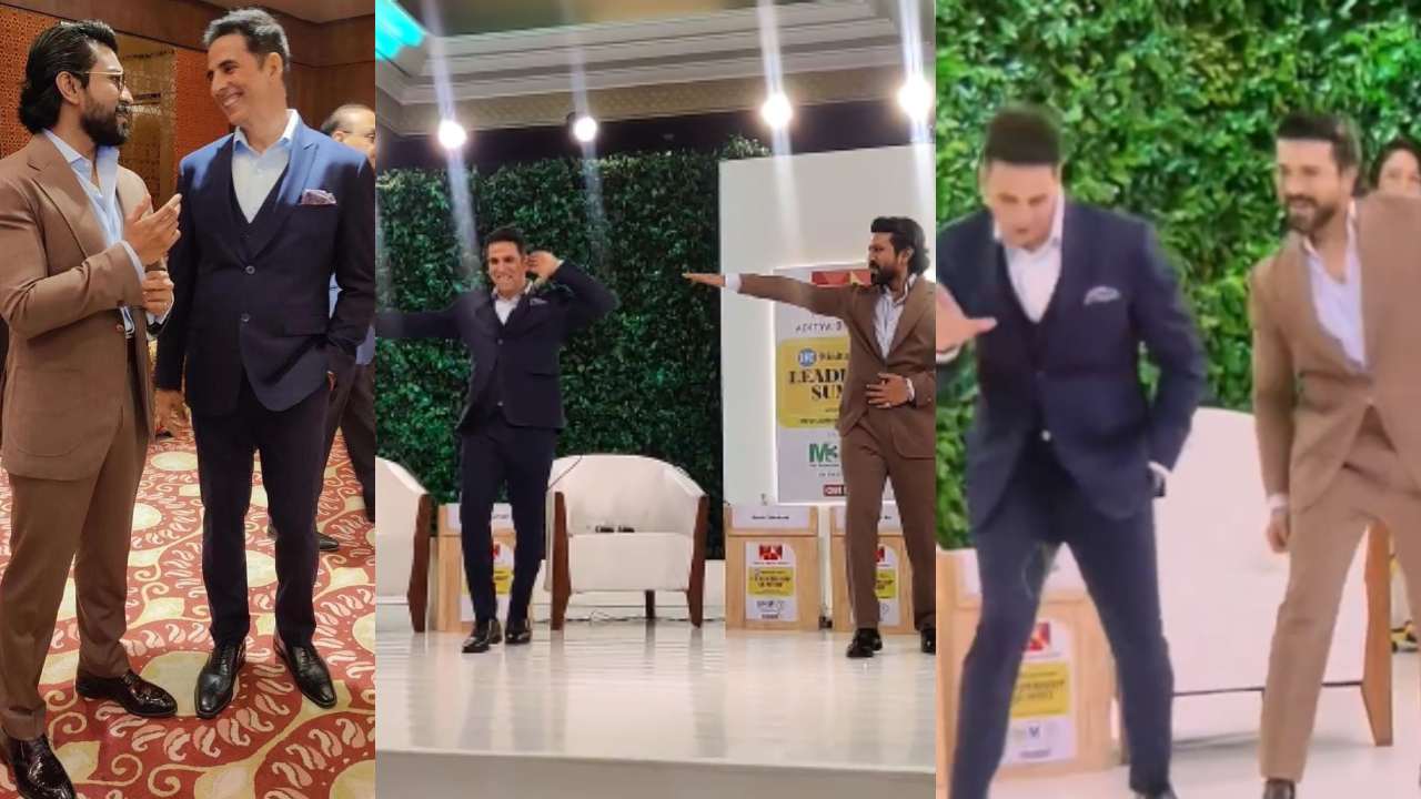 Ram Charan-Akshay Kumar : ఒకే స్టేజిపై రామ్ చరణ్, అక్షయ్ కుమార్.. ఢిల్లీలో డ్యాన్సులతో రచ్చ చేశారుగా..