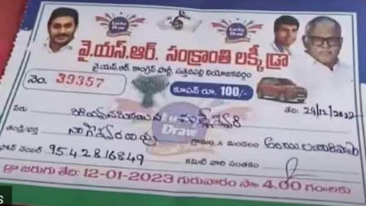 Ambati Rambabu: వైఎస్ఆర్ సంక్రాంతి లక్కీ డ్రా.. టికెట్ రూ.100.. మంత్రి అంబటిపై పోలీసులకు ఫిర్యాదు!