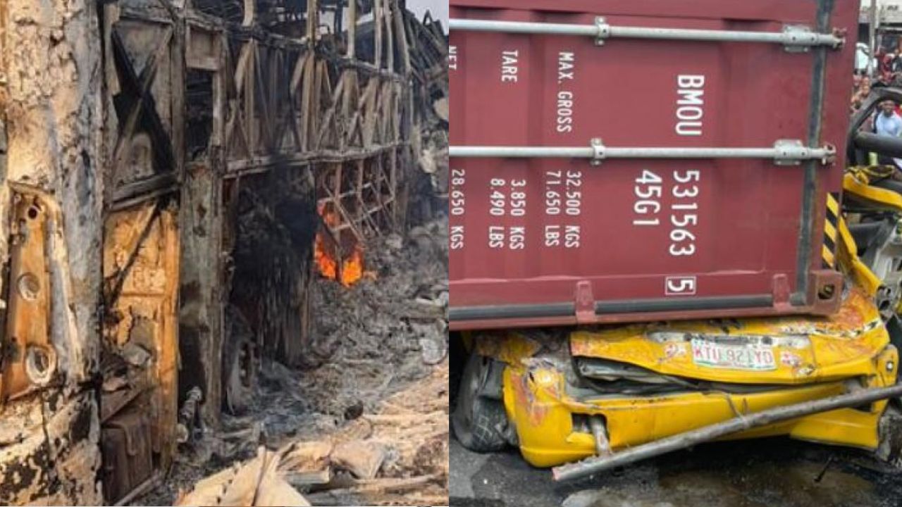 Ojuelegba bridge accident: బస్సులపైకి దూసుకెళ్లిన భారీ వాహనాలు.. 20 మంది మృతి