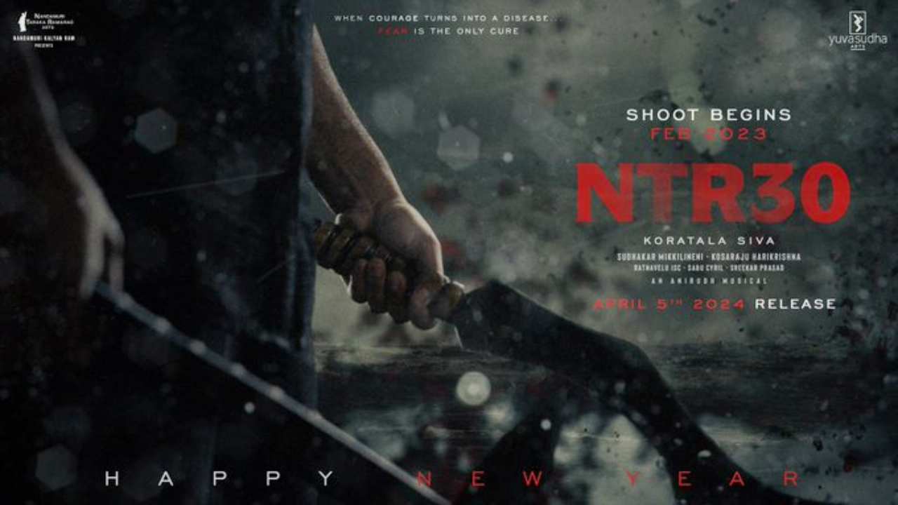 NTR 30 Update : NTR 30 సినిమా రిలీజ్ డేట్ అనౌన్సమెంట్.. పండగ చేసుకుంటున్న ఫ్యాన్స్..