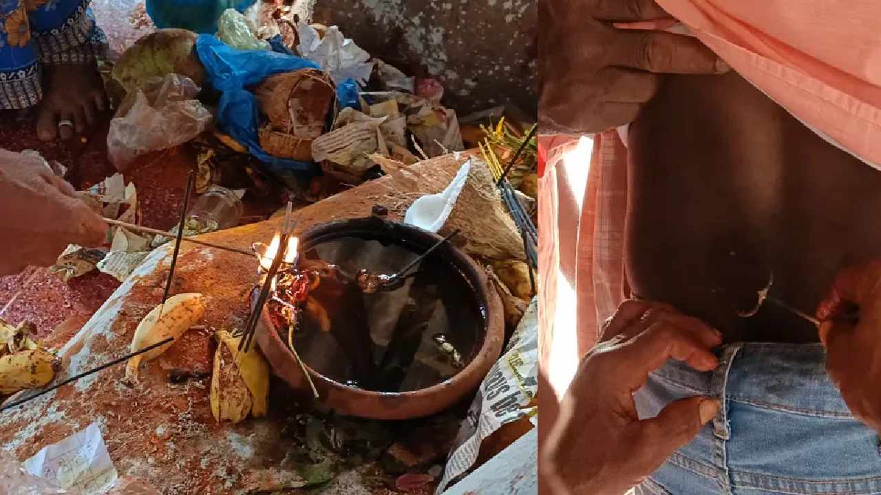 Anakapally Pothuraju Jathara: పోతురాజు జాతర… పొట్టలో శూలం గుచ్చుకుంటే కోరికలు తీరుతాయట…!