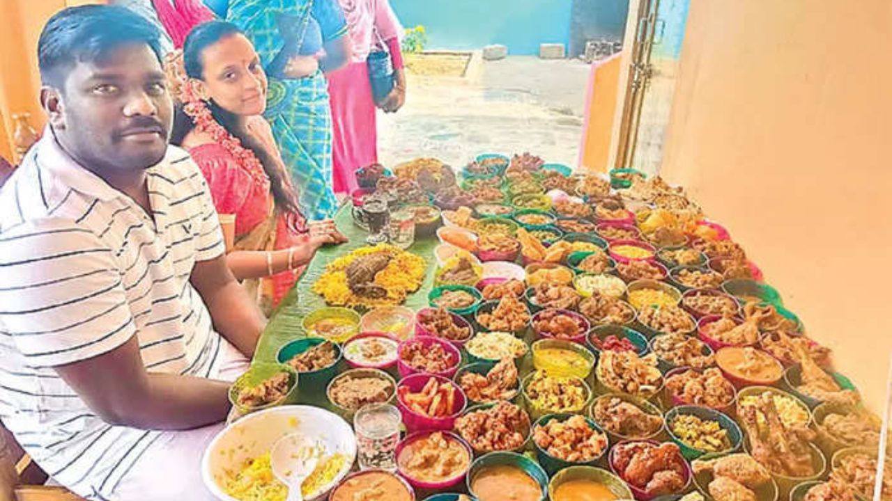 Viral News: నెల్లూరోళ్ళం.. మేమేమన్నా తక్కువ చేస్తామా.. అల్లుడికి 108 రకాల వంటలతో విందు
