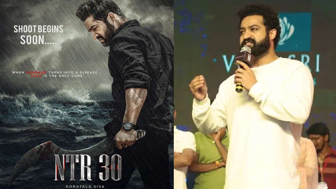 NTR30 : NTR30 అప్డేట్ ఇచ్చిన ఎన్టీఆర్.. షూటింగ్ అండ్ రిలీజ్ డేట్ అనౌన్స్!