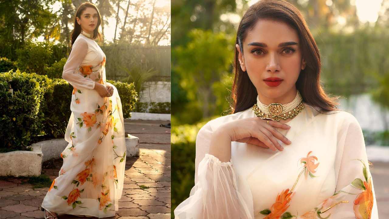 Aditi Rao Hydari : చీరలో అదరగొడుతున్న అదితిరావు హైదరీ..