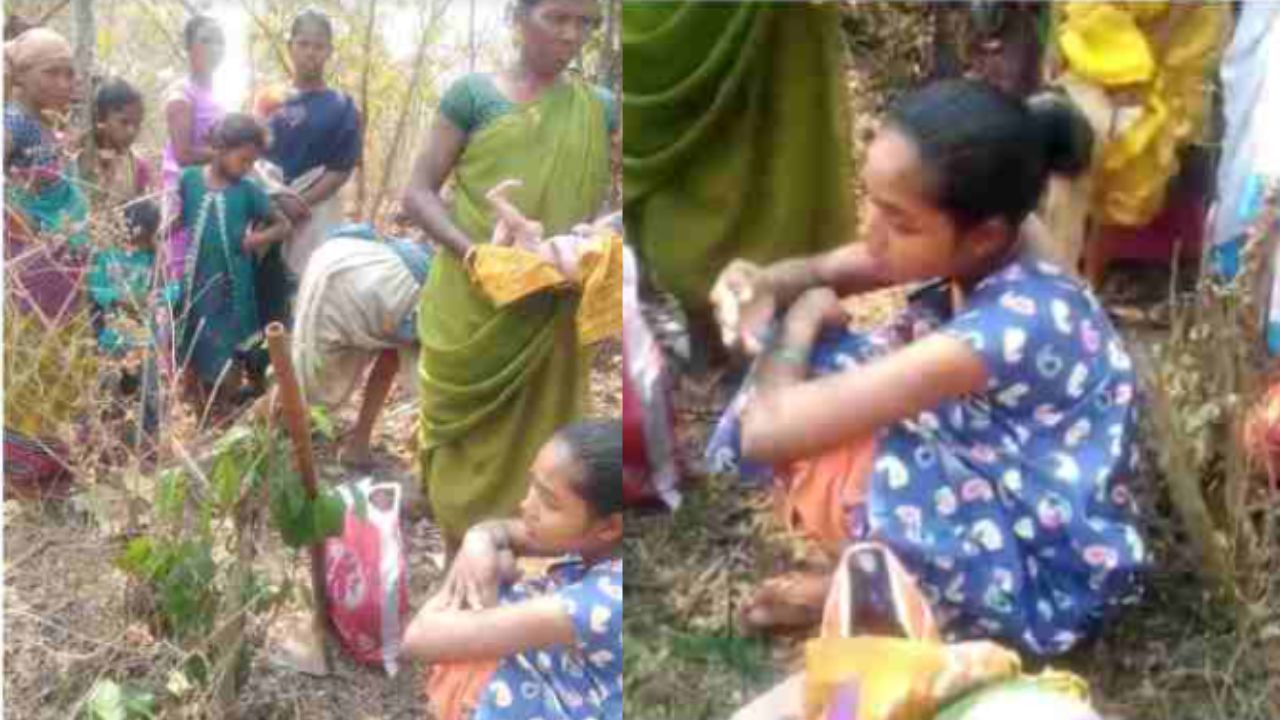 Alluri District: రోడ్డు లేని తండా.. బైకుపైనే నిండు గర్భిణీ ప్రయాణం.. మార్గమధ్యలో అడవిలోనే ప్రసవం!
