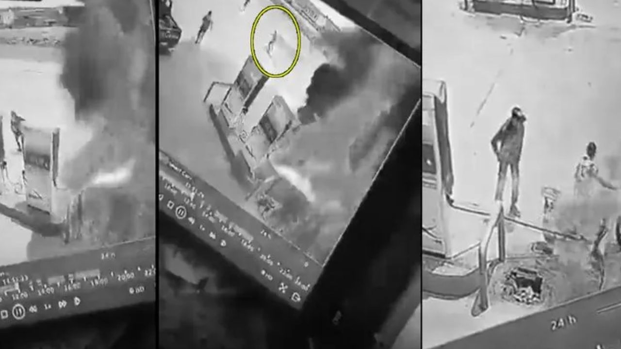 Bike Blast In Petrol Pump: పెట్రోల్ బంకులో పేలిన బైక్.. అందరూ చూస్తుండగానే వ్యక్తి సజీవ దహనం!