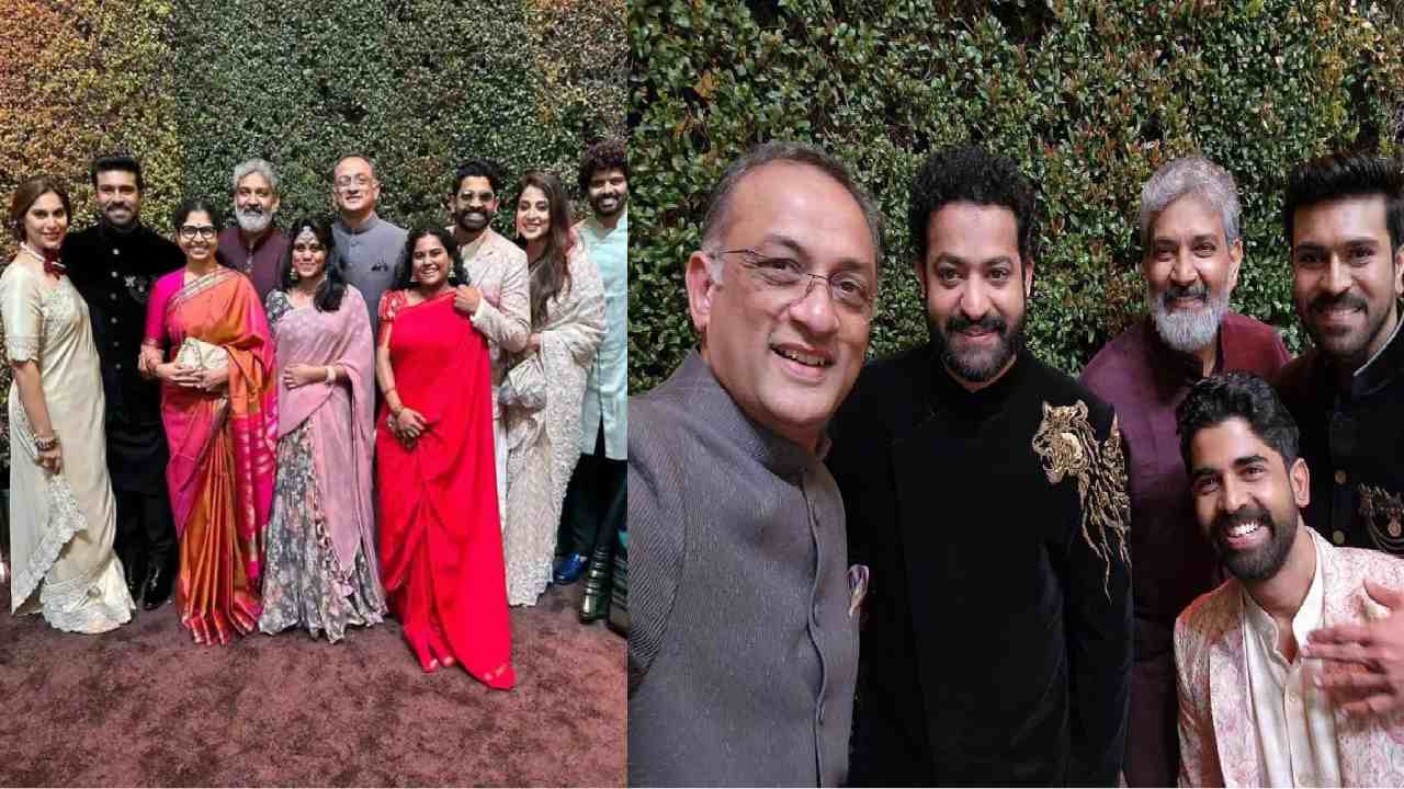 Oscars95 : ఆస్కార్ వేడుకల్లో RRR ఫ్యామిలీ సందడి..