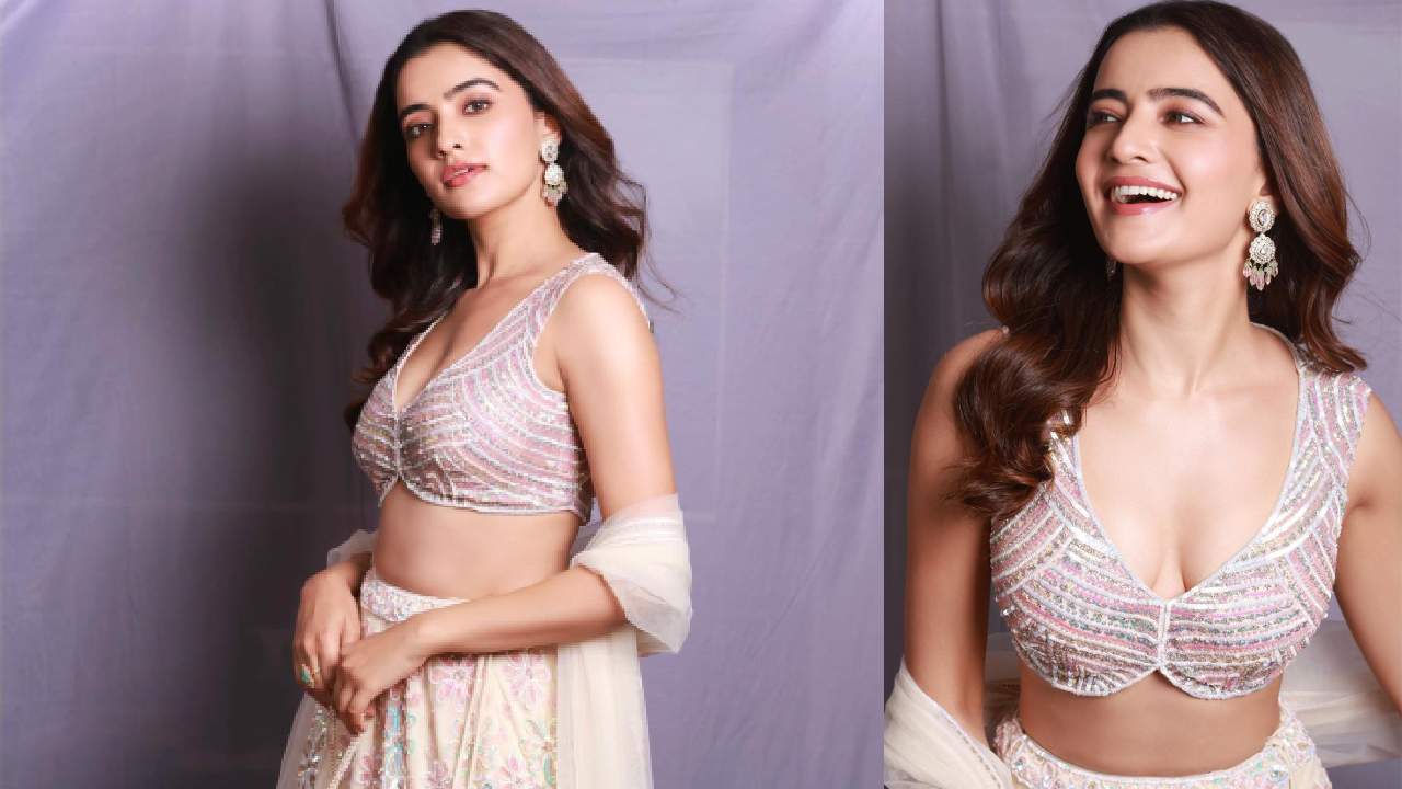Rukshar Dhillon : రోజ్ కలర్ డ్రెస్‌లో రుక్సర్‌ అందాలు..