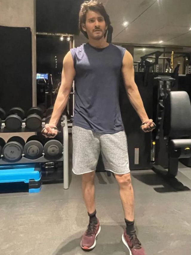 Mahesh Babu Workouts in Gym.. Photos Viral!