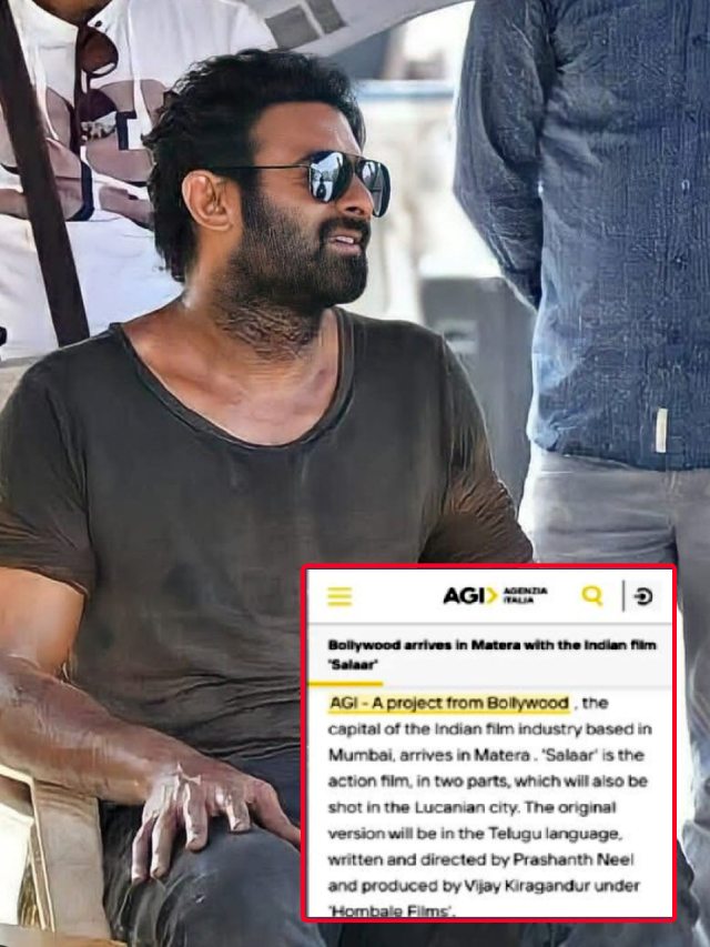 Salaar Update from Italy media.. Prabhas Range!