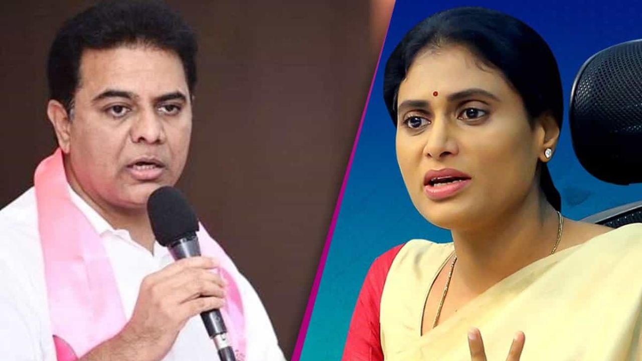 YSRTP: పెద్ద ముత్తైదువ నేనే అని మీటింగులు పెడితివి కదా కూతల రామారావు.. కేటీఆర్‌పై షర్మిల విసుర్లు!
