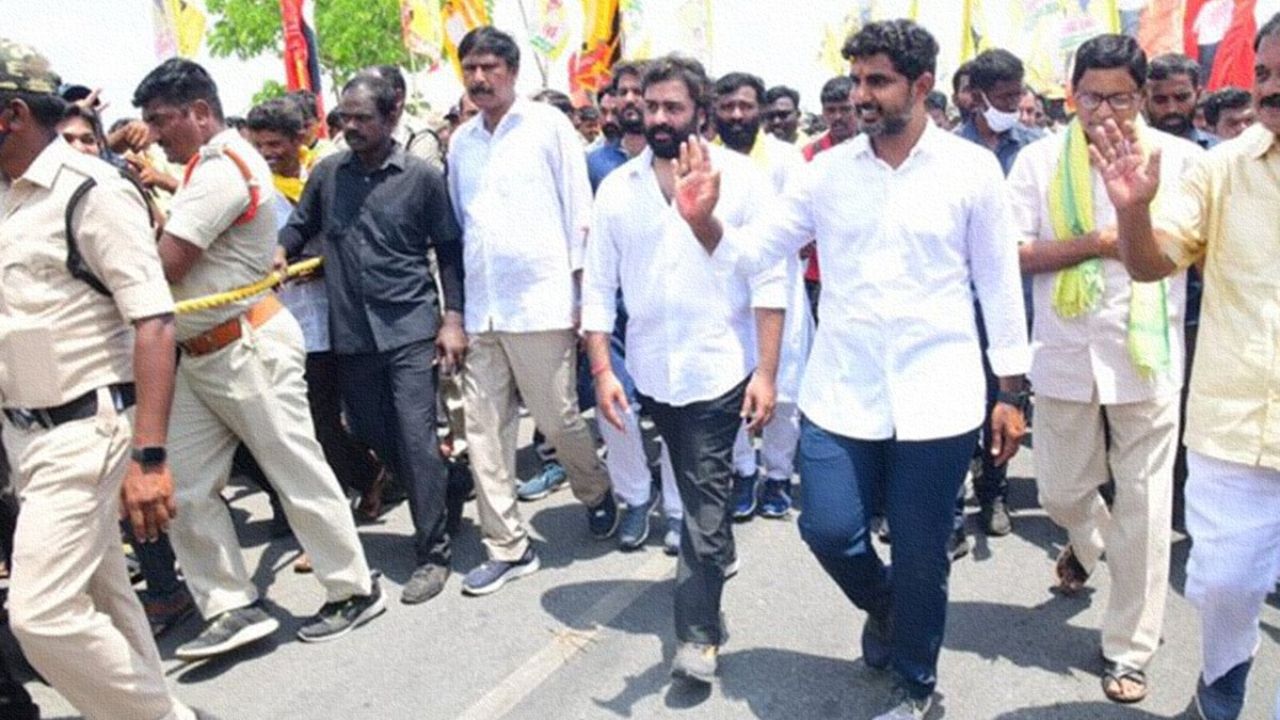 Yuvagalam Yatra: లోకేశ్ పాదయాత్రలో నారా రోహిత్.. జూనియర్ ఎన్టీఆర్ పొలిటికల్ ఎంట్రీపై ఆసక్తికర వ్యాఖ్యలు!