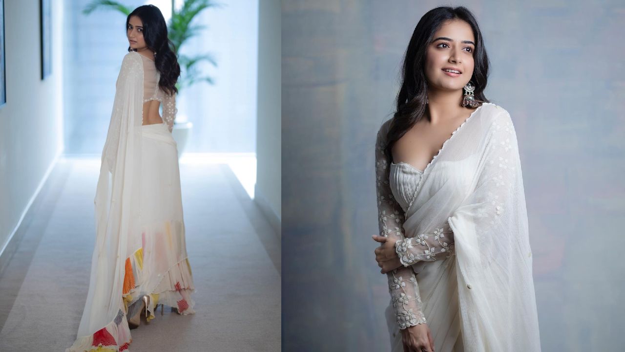 Ashika Ranganath : తెల్ల చీరలో మల్లెపువ్వు లాంటి సొగసులతో అషికా రంగనాథ్..